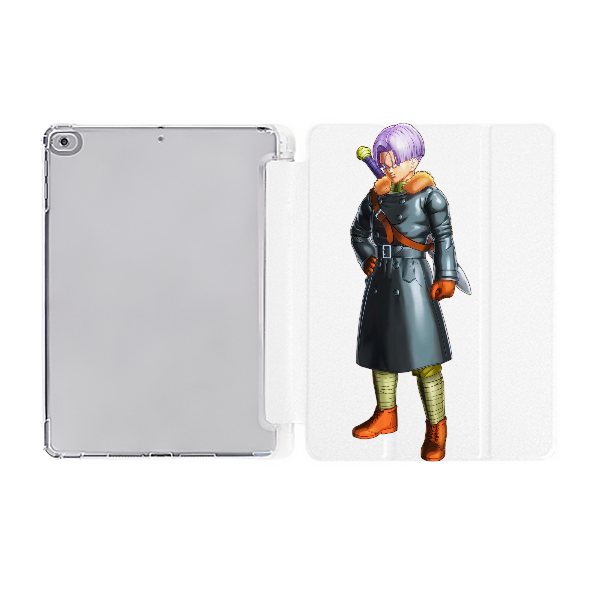 （画像用） ドラゴンボール DRAGON BALL IPad ケース ペン収納付き 三つ折りスタンド PUレザー×シリコン 対応機種9.5/10.5/10.9インチ